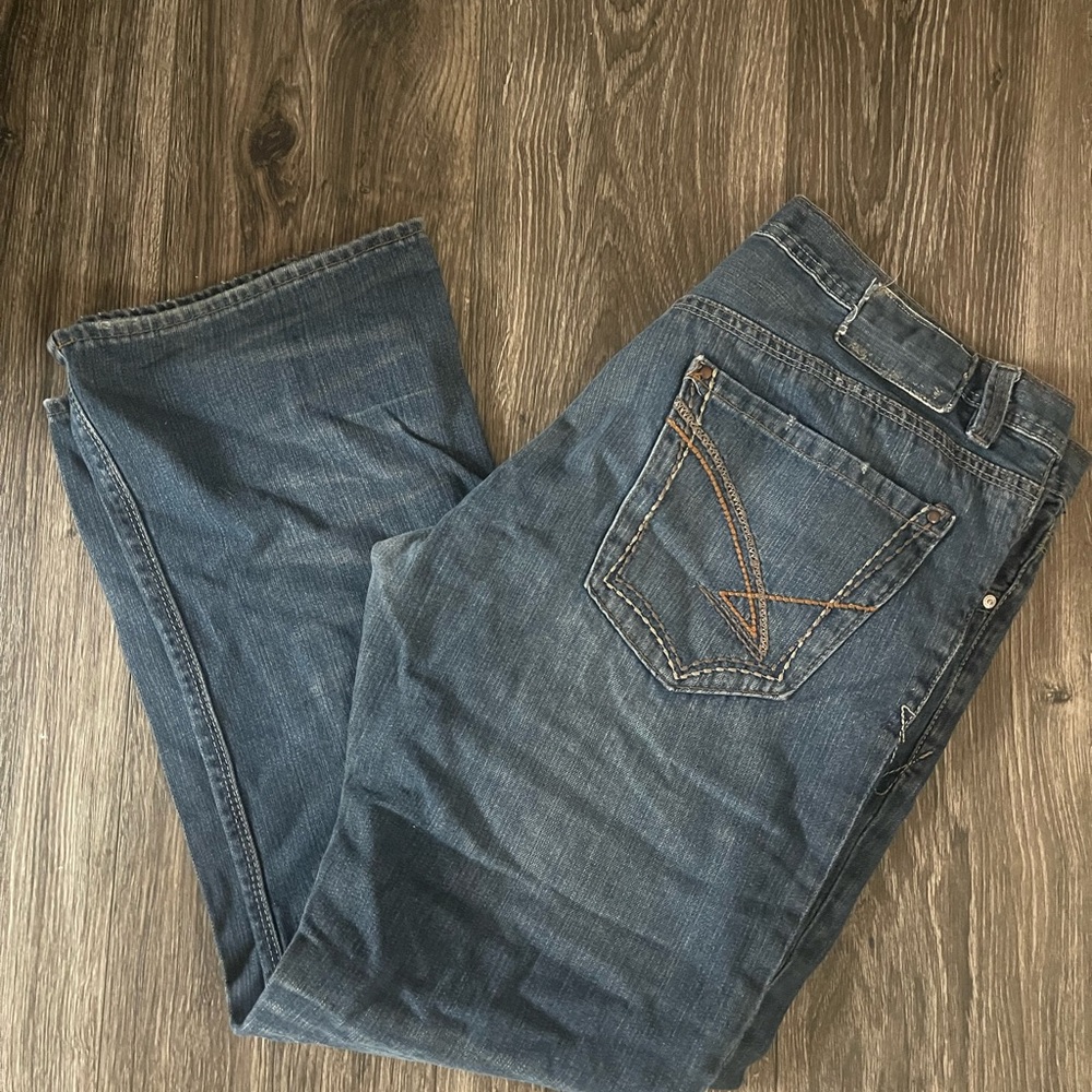 UNIONBAY Men's Dark Blue Straight Jeans 36/30